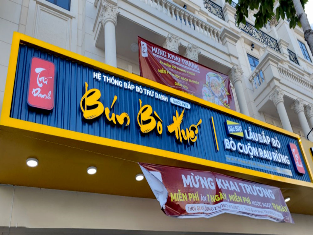 bảng hiệu quán ăn đẹp - Hình 1