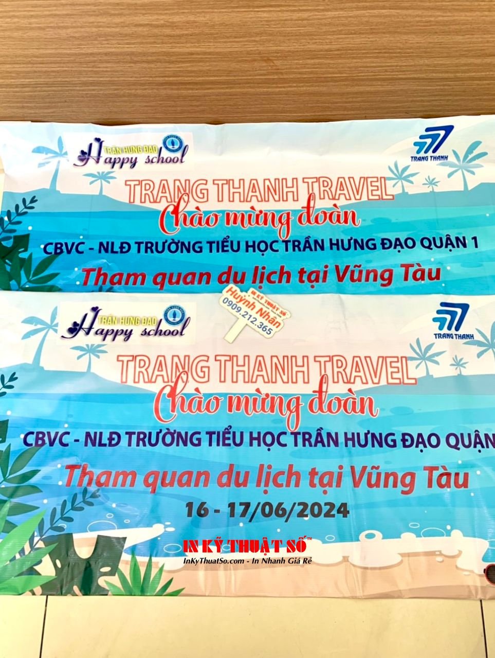 băng rôn du lịch biển - Hình 4