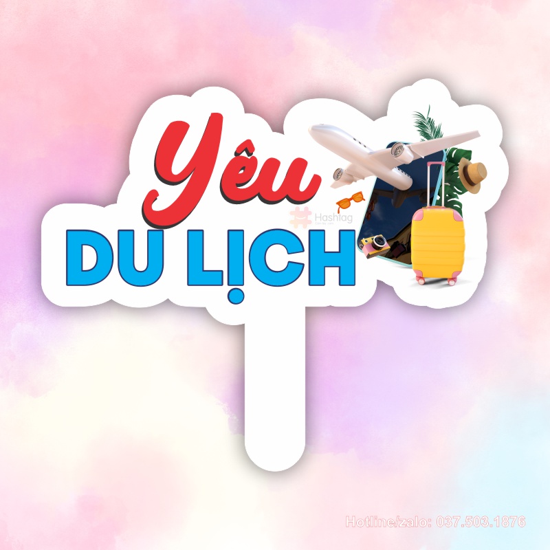 banner cầm tay du lịch - Hình 1