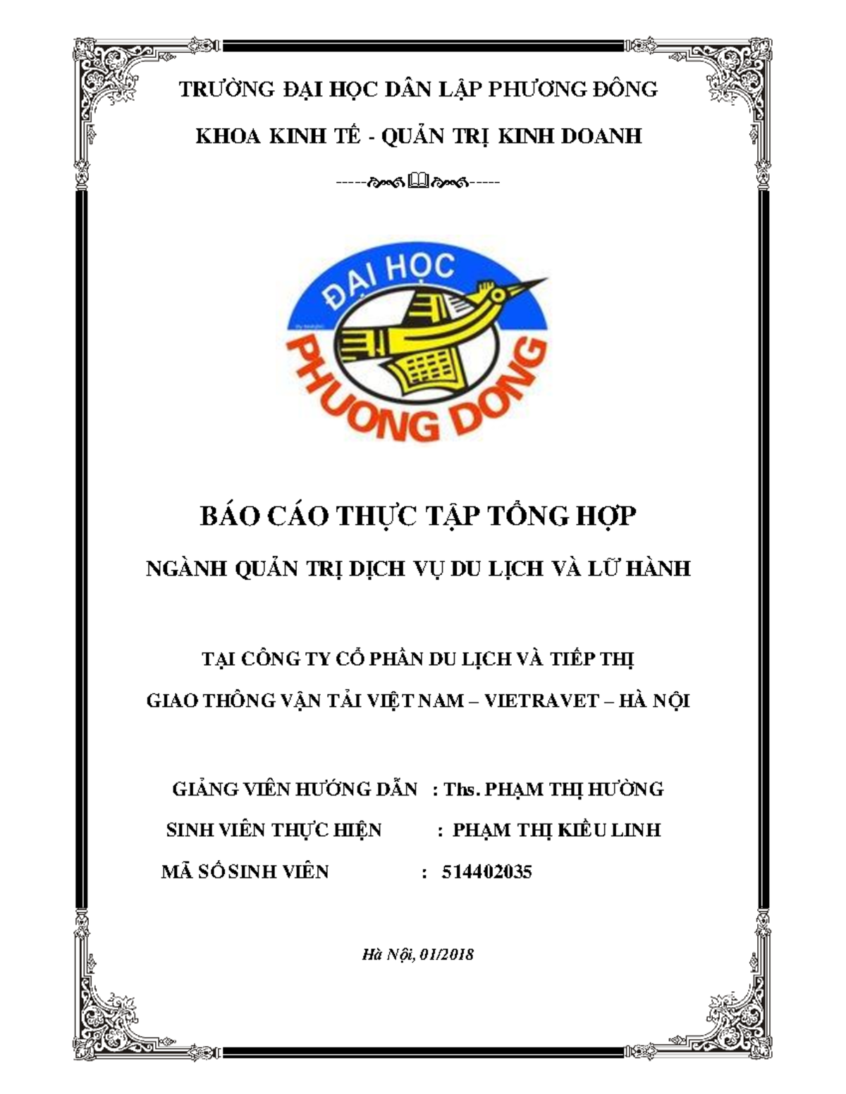 báo cáo thực tập công ty du lịch vietravel - Hình 4