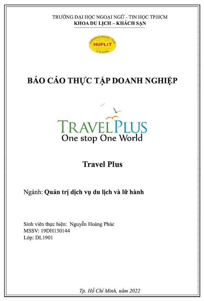 báo cáo thực tập du lịch - Hình 4