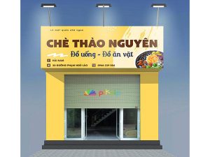 biển hiệu quán ăn