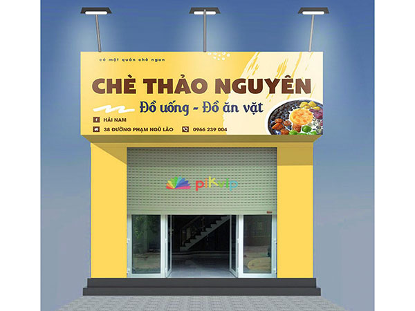 biển hiệu quán ăn - Hình 1