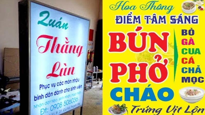 biển quán ăn - Hình 5