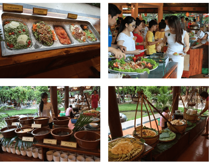buffet khu du lịch văn thánh - Hình 2