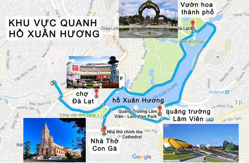 các điểm du lịch đà lạt trên cùng tuyến đường - Hình 1