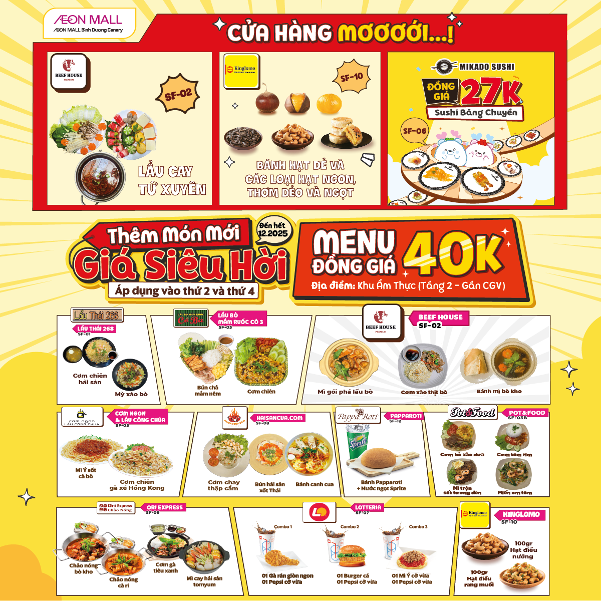 các quán ăn ở aeon mall bình dương - Hình 4
