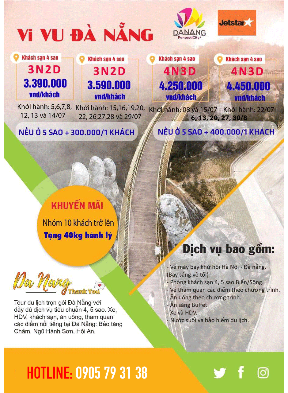 chi phí du lịch đà nẵng 4 ngày 3 đêm - Hình 4