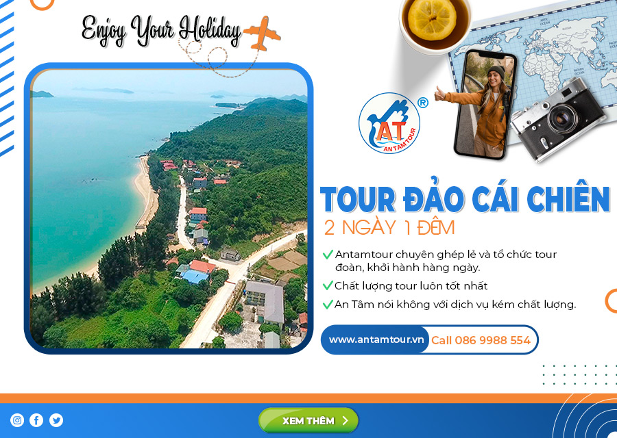 chi phí du lịch đảo cái chiên - Hình 1