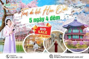 chi phí du lịch hàn quốc 5 ngày 4 đêm