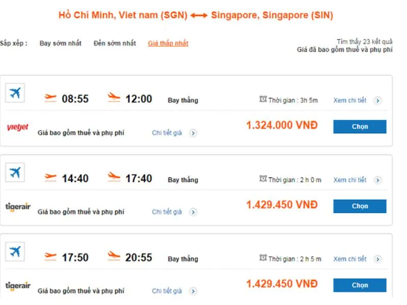 chi phí du lịch singapore - Hình 3