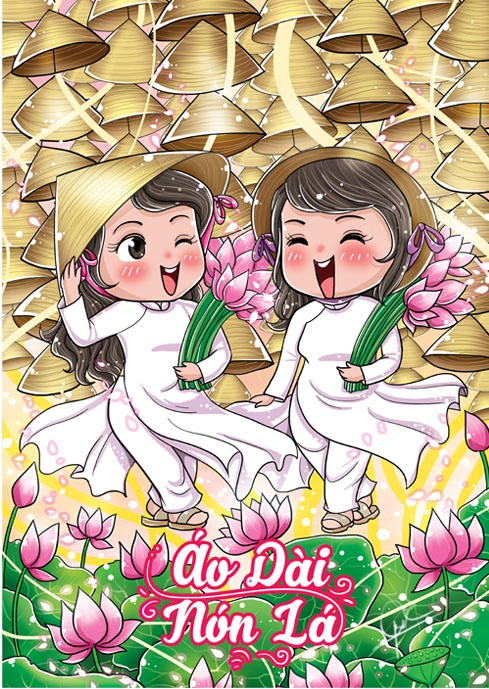 chibi du lịch việt nam - Hình 5