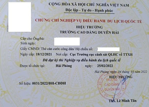 chứng chỉ điều hành du lịch quốc tế - Hình 4