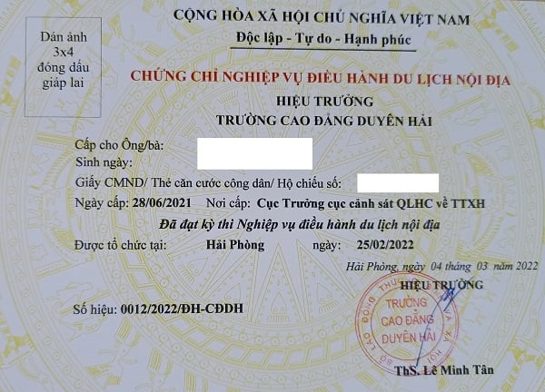 chứng chỉ hướng dẫn viên du lịch nội địa - Hình 4