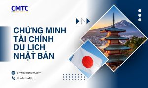 chứng minh tài chính đi du lịch nhật