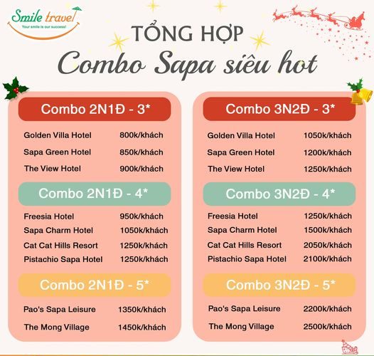 combo du lịch sapa - Hình 3