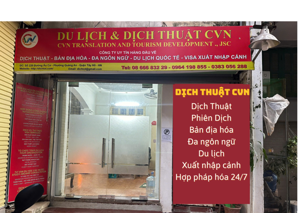 công ty cổ phần du lịch và dịch thuật cvn - Hình 2