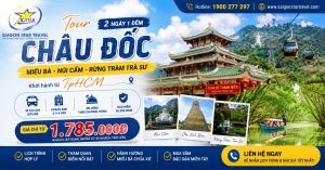 công ty du lịch châu đốc từ sài gòn