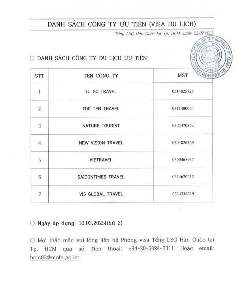 công ty du lịch chỉ định hàn quốc tại hà nội - Hình 3
