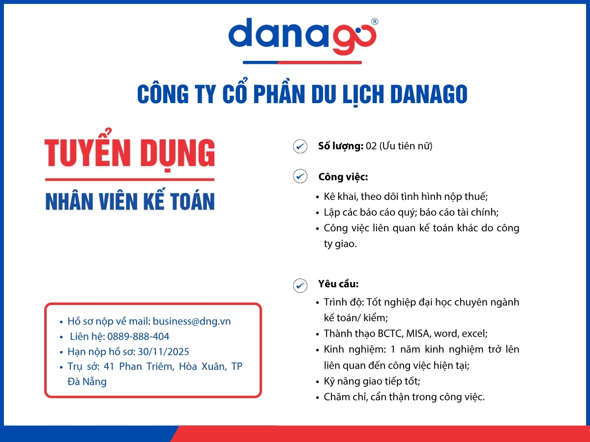 công ty du lịch đà nẵng tuyển dụng - Hình 2