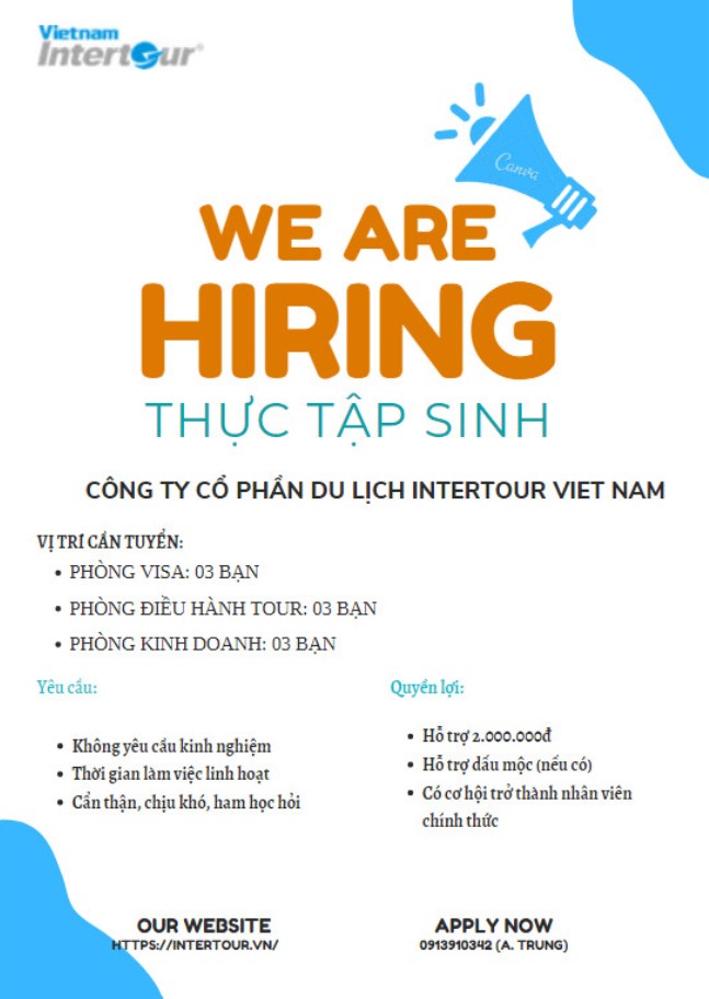 cty du lịch tuyển dụng - Hình 3