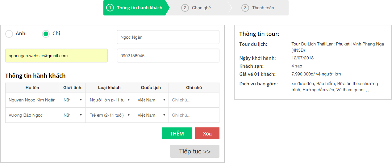 đăng ký tour du lịch - Hình 1