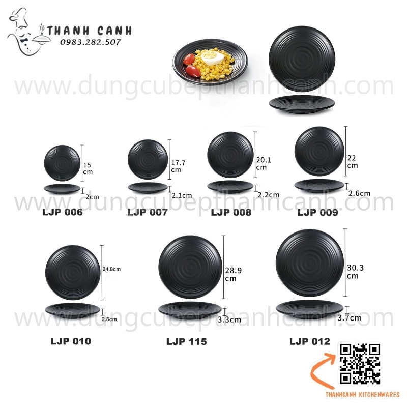 địa chỉ mua cốc chén bát đĩa nhựa quán ăn - Hình 3