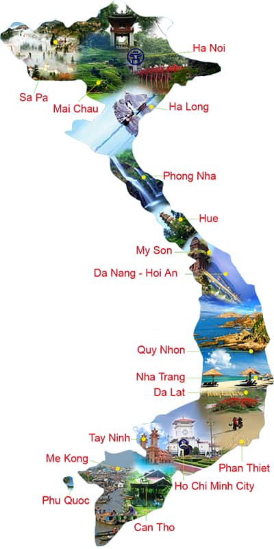 địa điểm du lịch 63 tỉnh thành - Hình 1