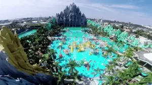diện tích khu du lịch suối tiên