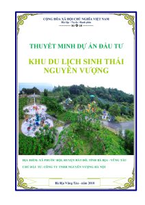 dự án du lịch