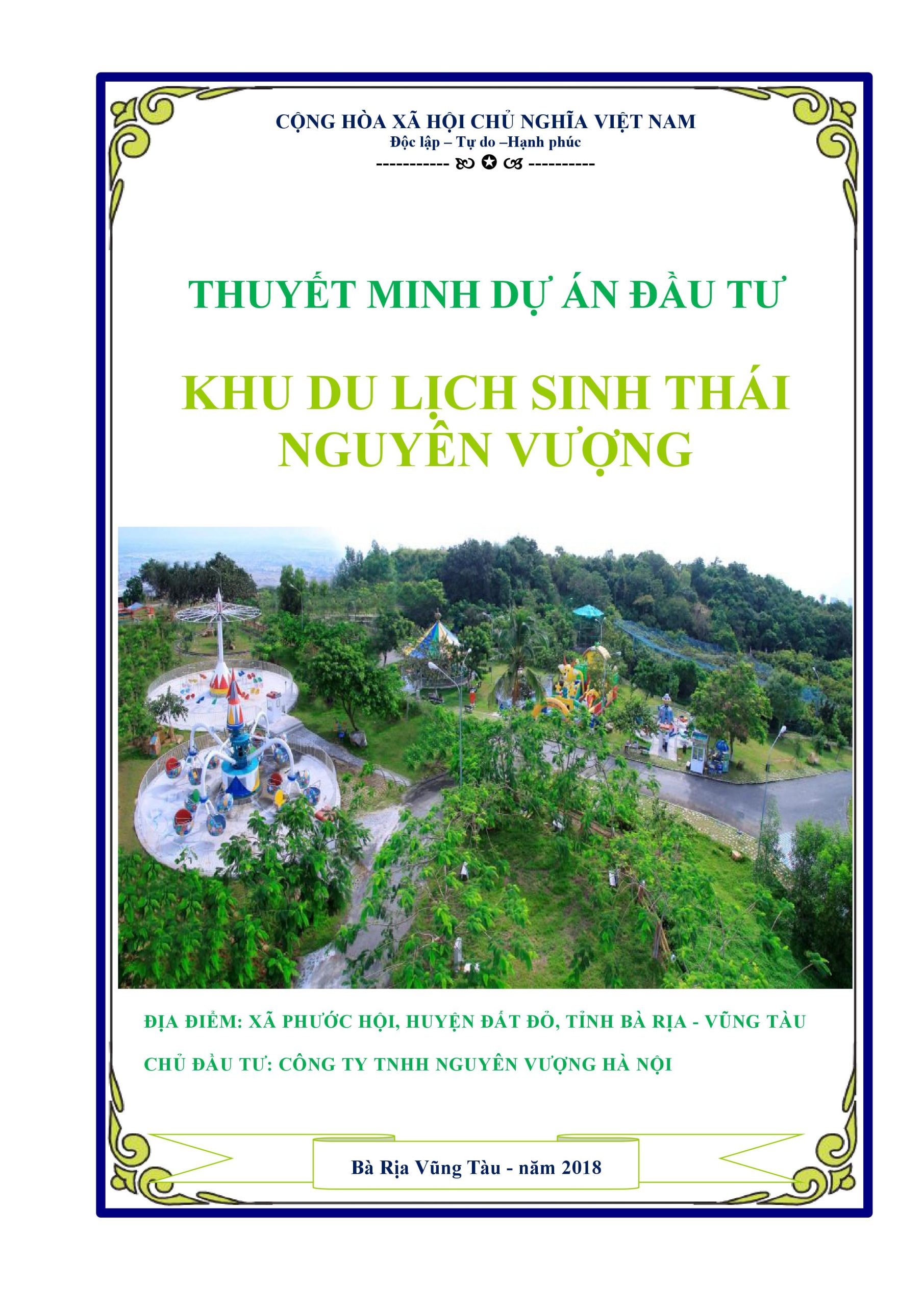 dự án du lịch - Hình 1