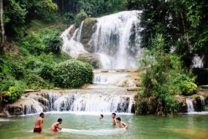 du lịch thác mu hòa bình