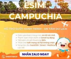 esim du lịch campuchia