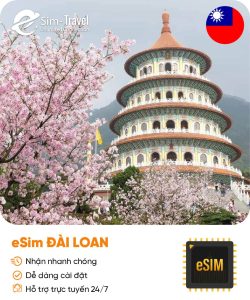 esim du lịch đài loan