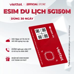 esim du lịch viettel