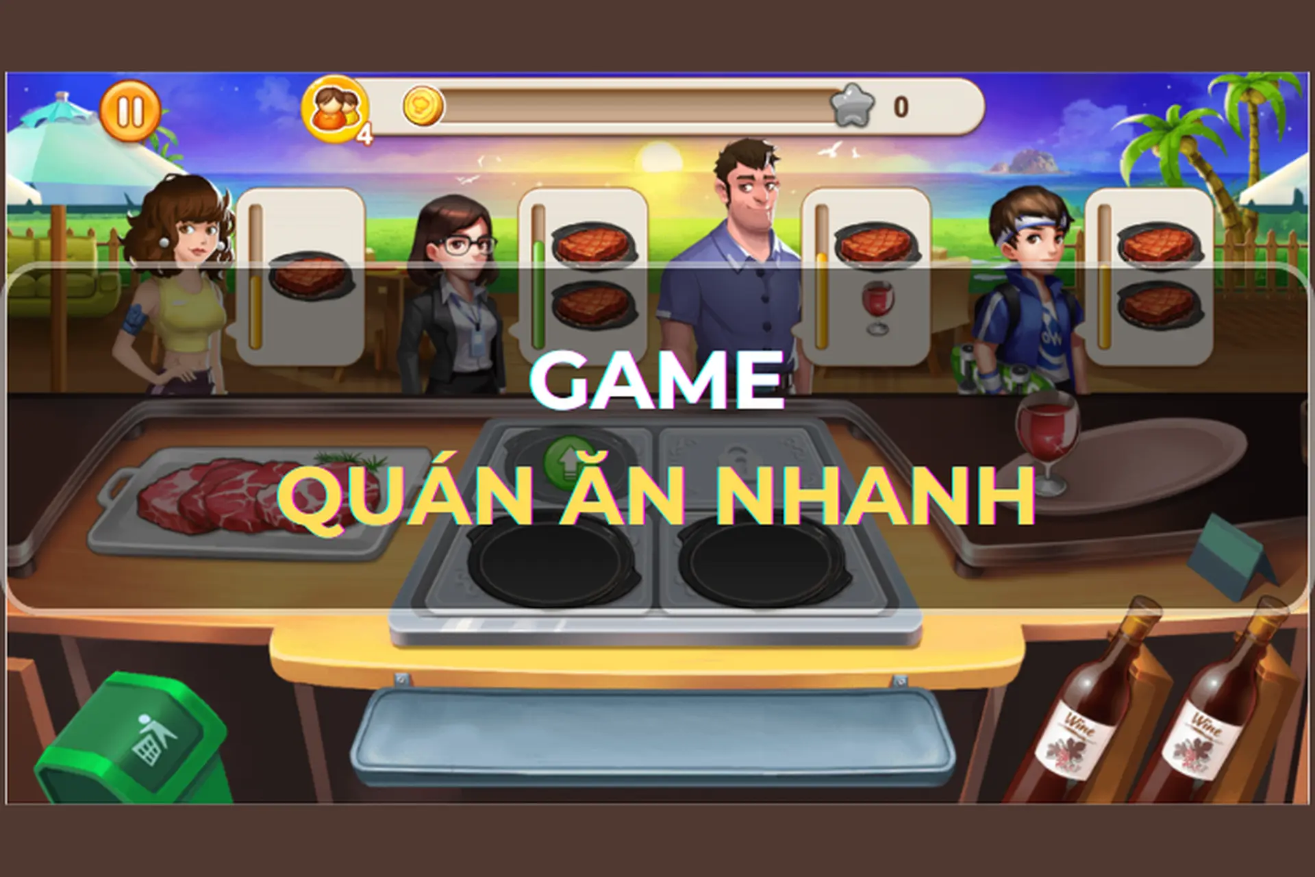 game quán ăn nhanh - Hình 3