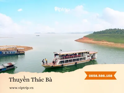 giá thuê thuyền du lịch hồ thác bà - Hình 5
