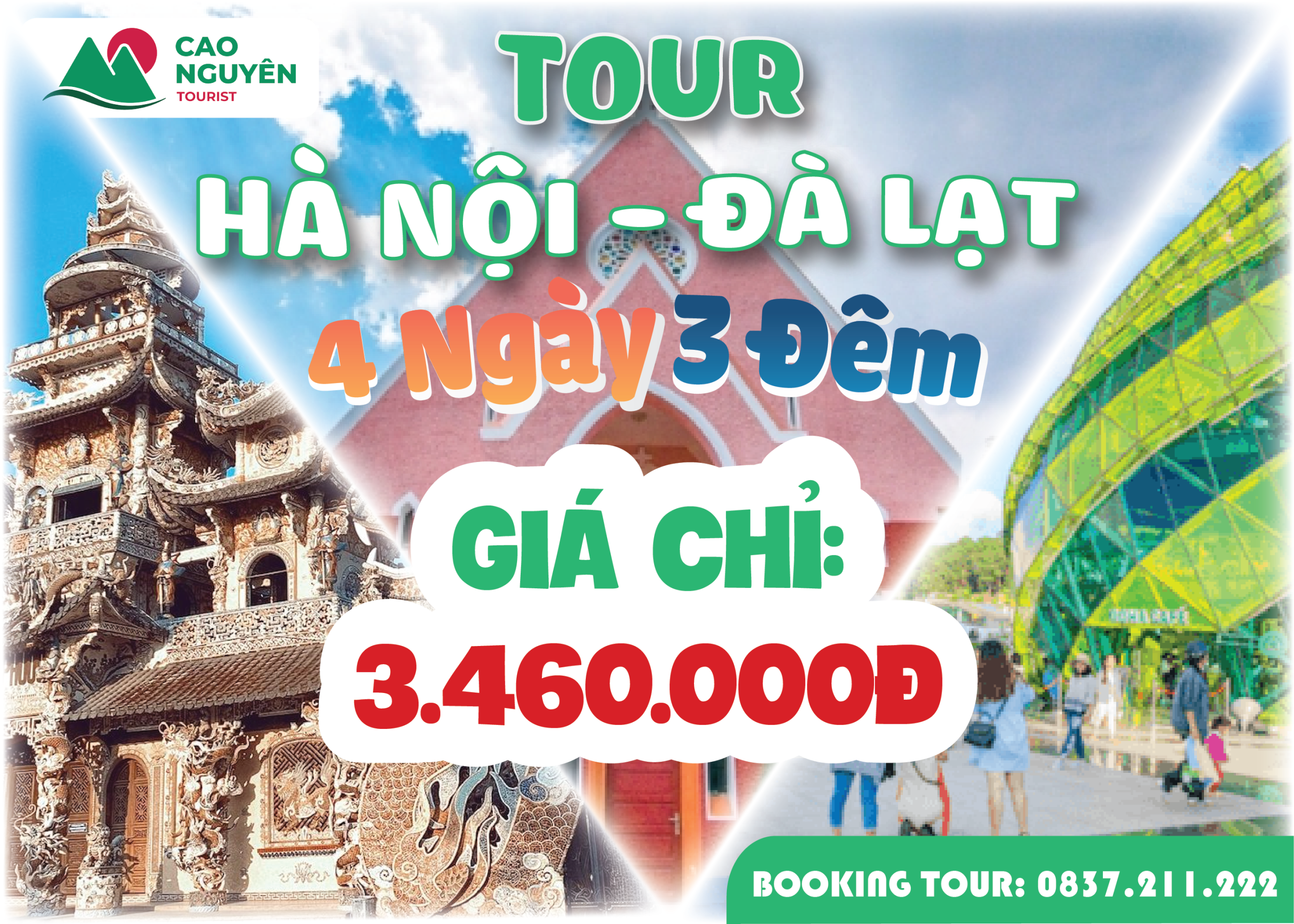 giá tour du lịch đà lạt 4 ngày 3 đêm - Hình 2