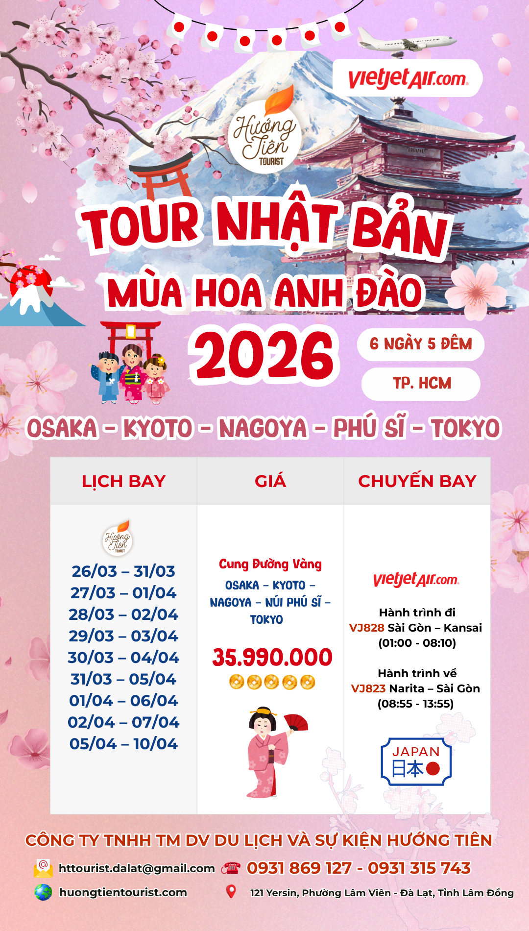 giá vé du lịch nhật bản - Hình 3