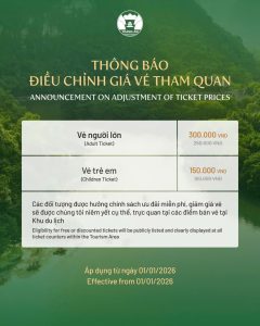 giá vé du lịch tràng an