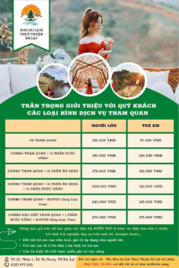 giá vé khu du lịch thúy thuận 2025