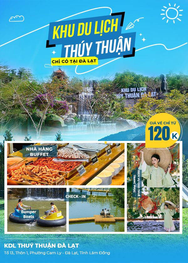 giá vé khu du lịch thúy thuận 2025 - Hình 3