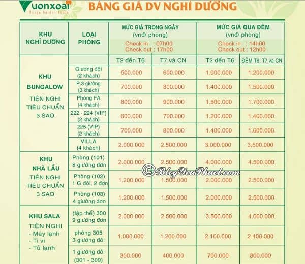 giá vé khu du lịch vườn xoài - Hình 5