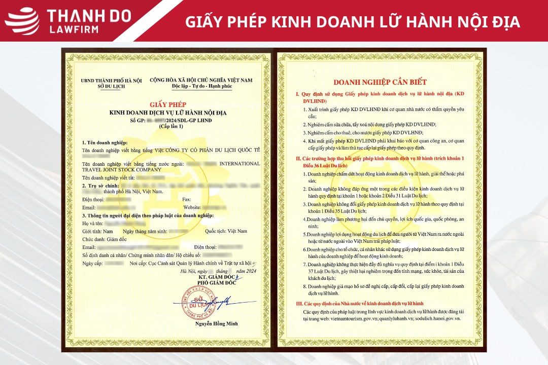 giấy phép kinh doanh du lịch - Hình 1