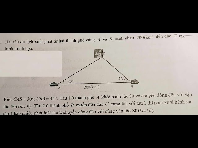 hai tàu du lịch xuất phát từ 2 thành phố - Hình 3