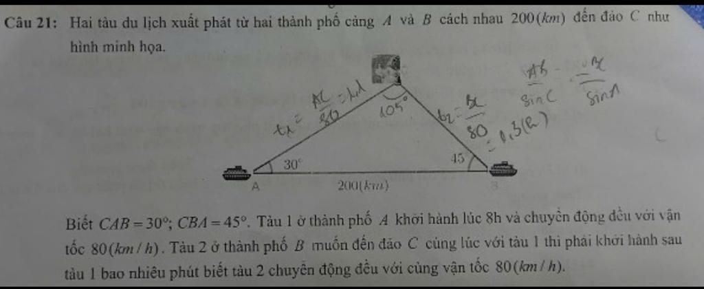 hai tàu du lịch xuất phát từ 2 thành phố - Hình 5