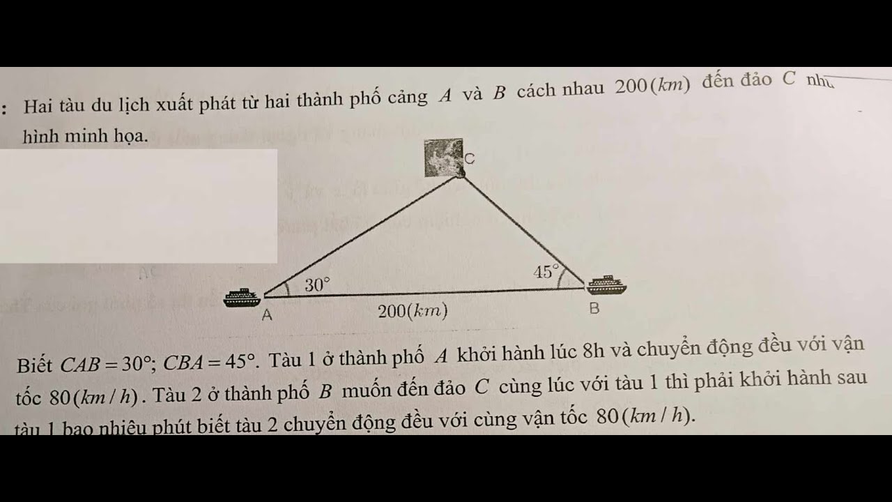 hai tàu du lịch xuất phát từ 2 thành phố - Hình 1