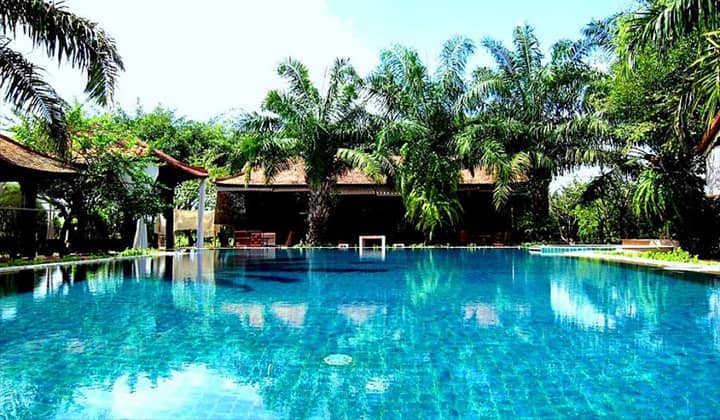 hồ bơi khu du lịch bến xưa - Hình 3