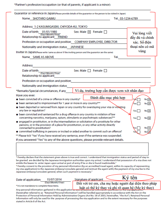 hồ sơ xin visa du lịch nhật - Hình 3
