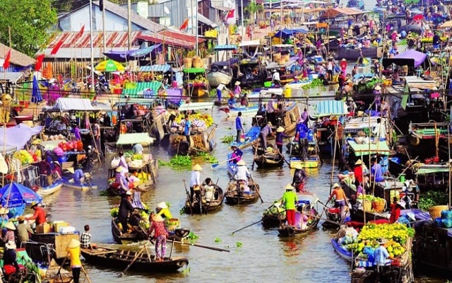 khu du lịch chợ nổi trà ôn - Hình 2